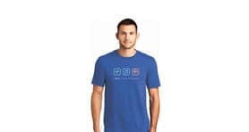 T-Shirt Icon Blue Size XL view 2