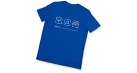 T-Shirt Icon Blue Size S